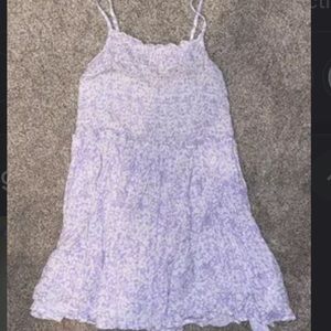 Kiwi and punch purple floral dress